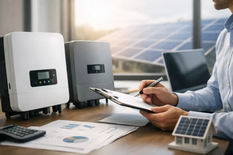 Como comparar inversores solares sem errar