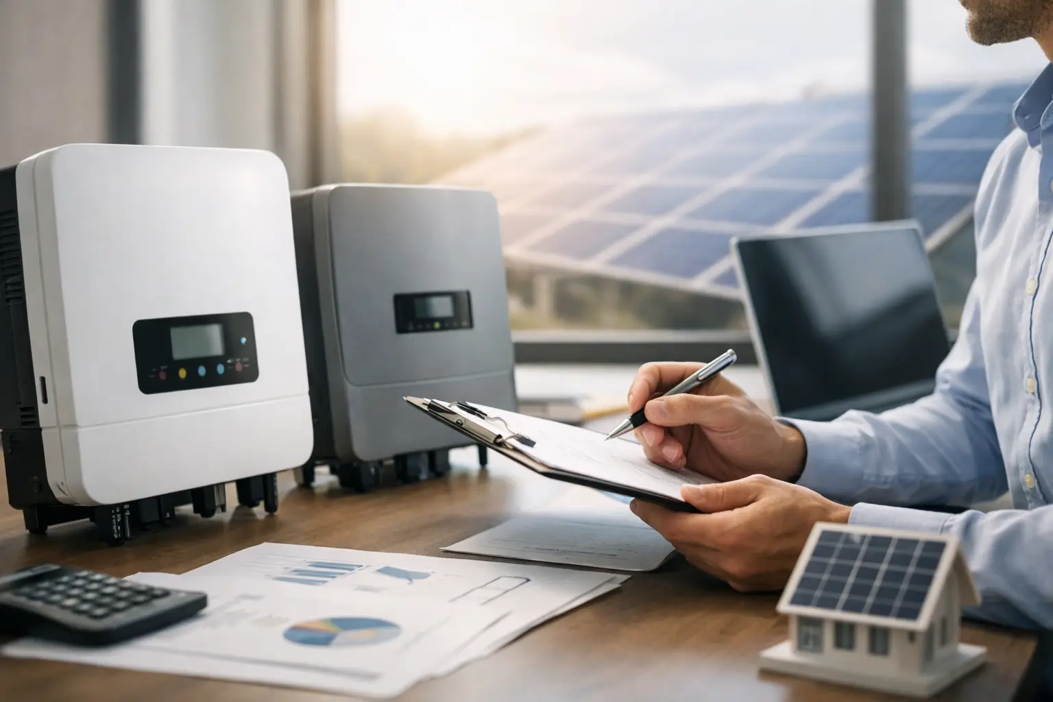 Como comparar inversores solares sem errar