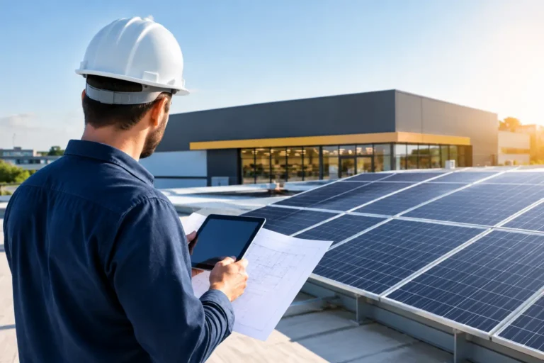 Como dimensionar painéis solares no comércio
