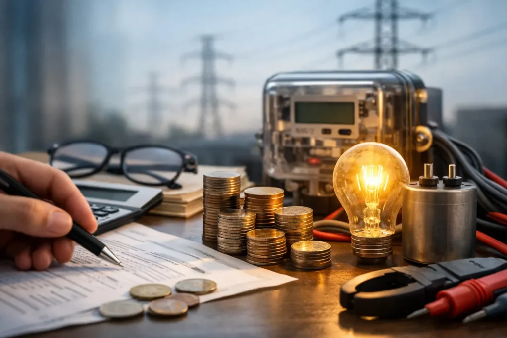 Custos ocultos da energia reativa na sua conta